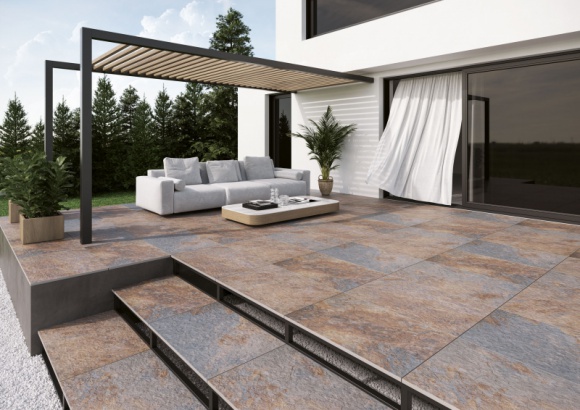 Modne płytki ceramiczne na taras i do ogrodu