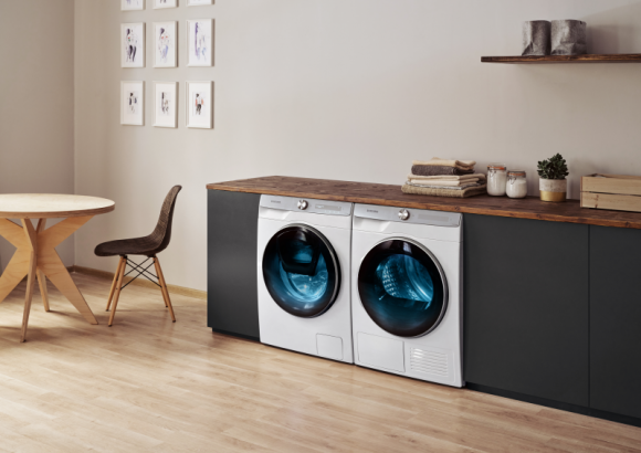 Smart duet: pralka i suszarka Samsung AI Control i smartfon